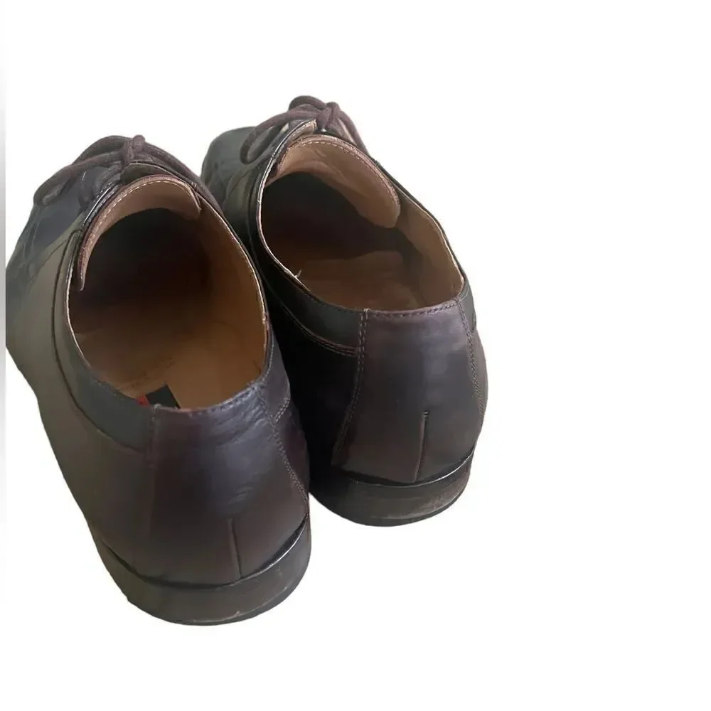 Lloyd Classics Germany Brown Leather Dress Shoes Mens 10